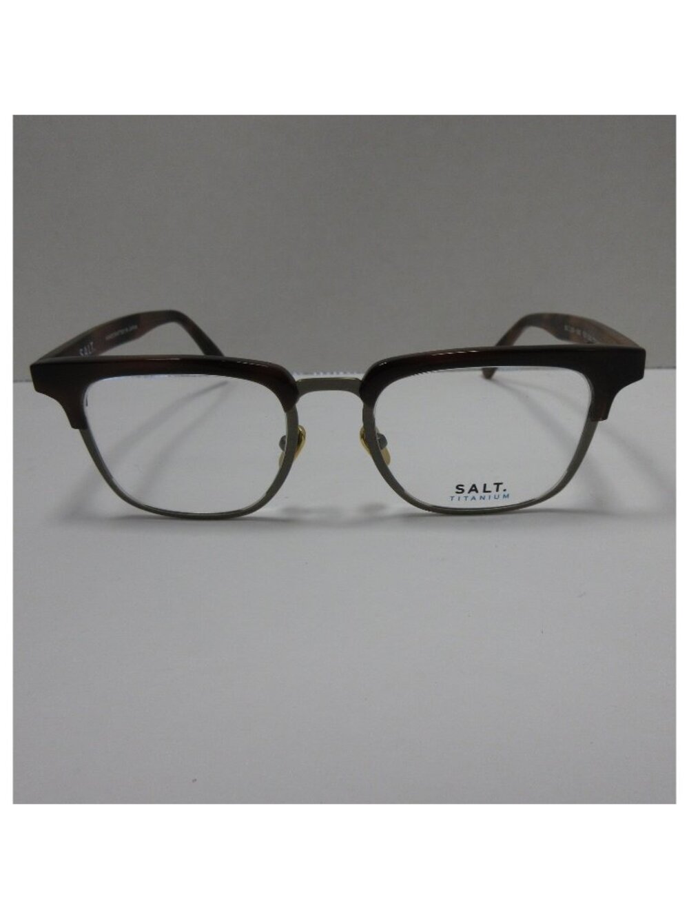 SALT Eyeglasses TED COG Titanium Rectangular Rounded Japan 50-20-150 nEW